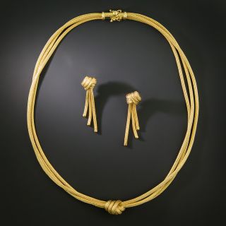 A. Halberstadt Necklace and Earring Set, Denmark - 2