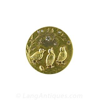 Adorable Birds and the Bees Pin Main View 1