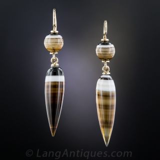 Agate Drop Earrings
