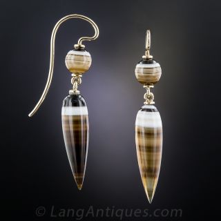 Agate Drop Earrings