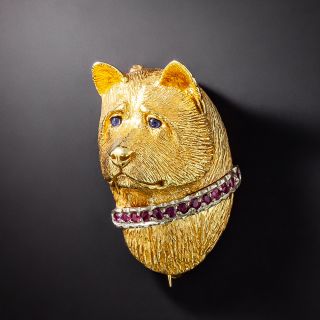 Akita Dog Brooch - 2