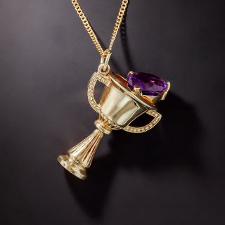 Amethyst Chalice Pendant - 1