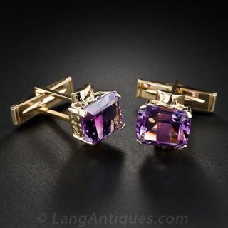 Amethyst Cufflinks