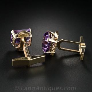 Amethyst Cufflinks
