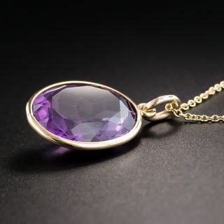 Amethyst Pendant Necklace