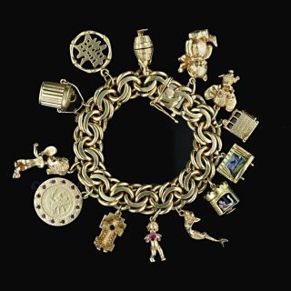 Amusing Charm Bracelet from the Estate of Walter Winchell Main View