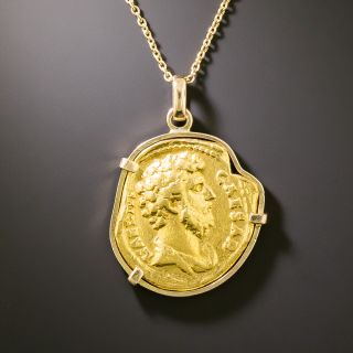 Ancient Roman Reproduction Coin Pendant - 2