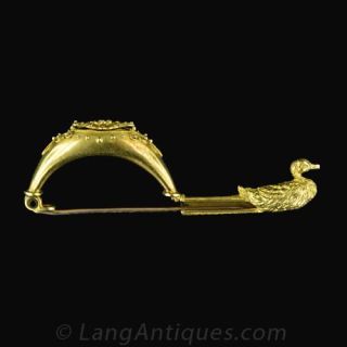 Ancient Style Fibula Brooch
