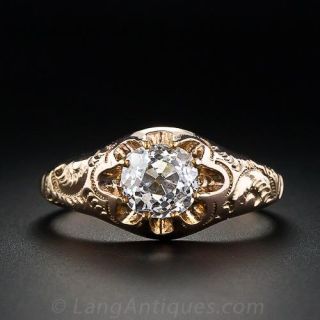 Antique 1.15 Carat Diamond Ring