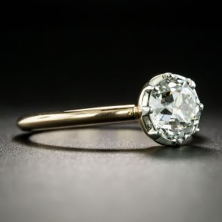Antique 1.53 Carat Solitaire Diamond Engagement Ring - GIA  J SI2