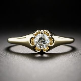 Antique 14k .32 Carat Diamond Ring