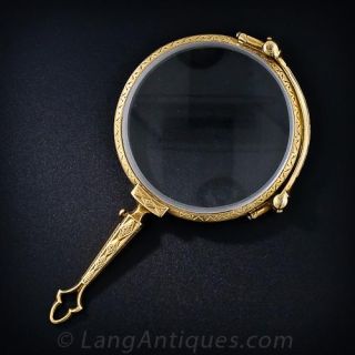 Antique 14K Gold Lorgnette - 2