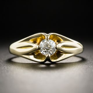 Antique .30 Carat Diamond Solitaire - 2