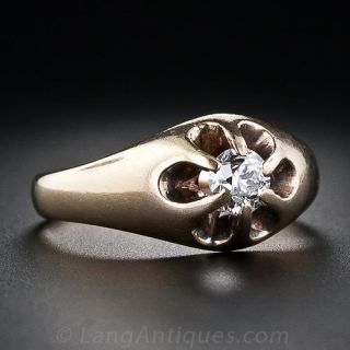 Antique .45 Carat Diamond Claw Ring