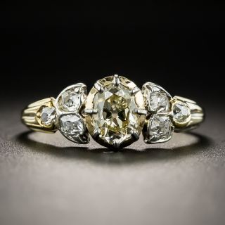 Antique .50 Carat Diamond Engagement Ring  - 1