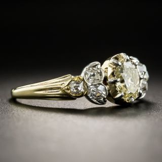 Antique .50 Carat Diamond Engagement Ring 