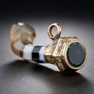 Antique Agate Fob