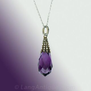 Antique-Amethyst-and-Diamond-Drop-Main-View