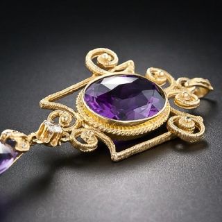 Antique Amethyst Pendant