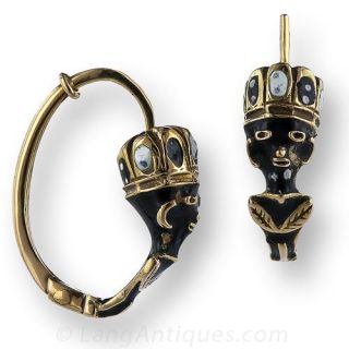 Antique Blackamoor Earrings