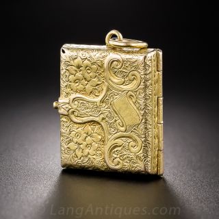 Antique Book Locket