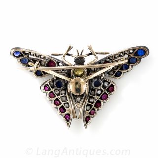 Antique Butterfly Brooch