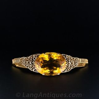 Antique Citrine Bracelet