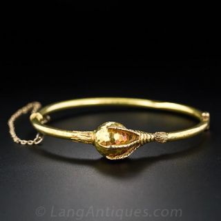 Antique Claw and Orb Bracelet
