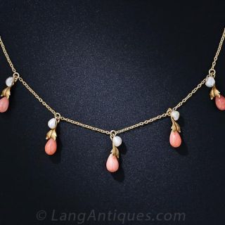 Antique Coral Necklace
