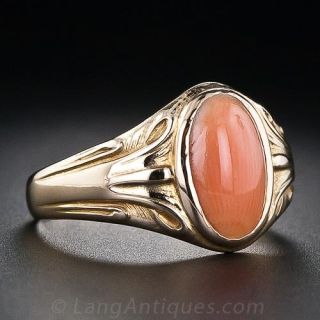 Antique Coral Ring