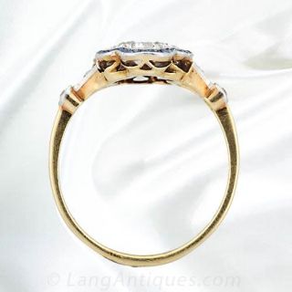 Antique Diamond & Sapphire Dinner Ring
