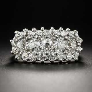 Antique Diamond Cluster Band Ring