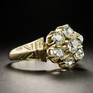 Antique Diamond Cluster Ring 