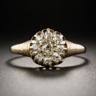 Antique Diamond Cluster Ring