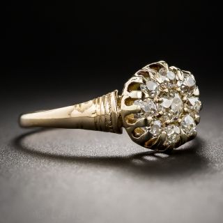 Antique Diamond Cluster Ring
