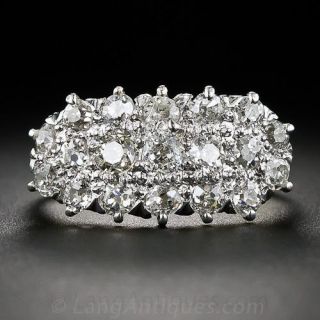 Antique Diamond Cluster Ring