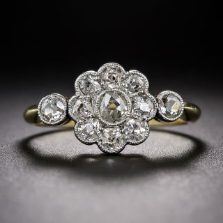 Antique Diamond Cluster Ring