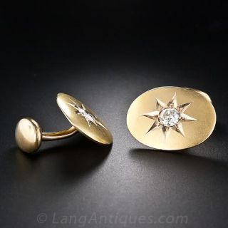 Antique Diamond Cufflinks