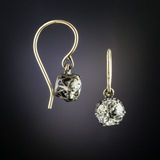 Antique Diamond Dangle Earrings
