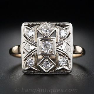 Antique Diamond Dinner Ring