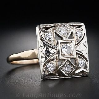 Antique Diamond Dinner Ring