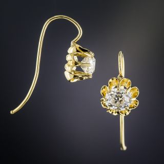 Antique Diamond Drop Earrings