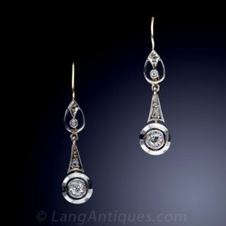 Edwardian Diamond Earrings 