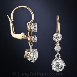 Antique Diamond Earrings