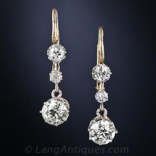 Antique Diamond Earrings