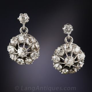 Antique Diamond Earrings