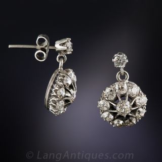 Antique Diamond Earrings