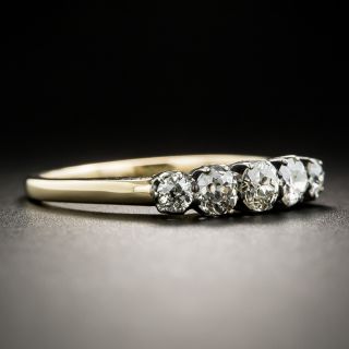 Antique Diamond Five-Stone Wedding Band