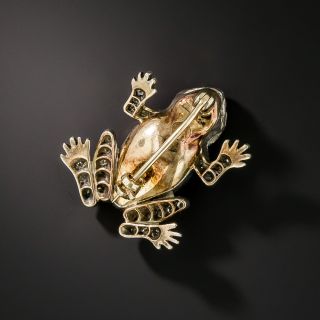 Antique Diamond Frog Brooch