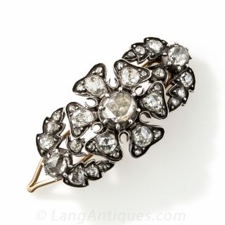 Antique Diamond Hair Barrette - 2